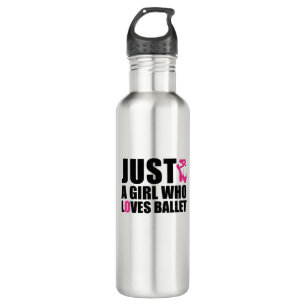 Nur ein Mädchen, das Lieben Ballet T - Shirt Kaffe Edelstahlflasche
