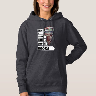 Nur ein Mädchen, das Lieben buchen   Angebot für B Hoodie