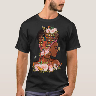 Nur ein Mädchen, das Lieben bucht Black History Mo T-Shirt