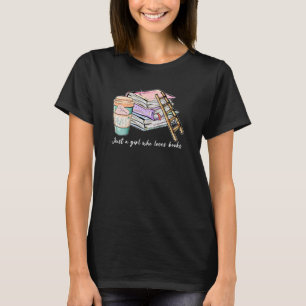 Nur ein Mädchen, das Lieben bucht T-Shirt