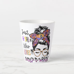 Nur ein Mädchen, das Lieben Camp-o-ween Hallowee Milchtasse