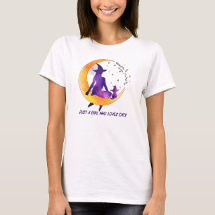 Nur ein Mädchen, das Lieben Cat T-Shirt