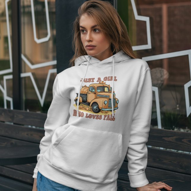 Nur ein Mädchen, das Lieben fallen, Fall Vibe Ernt Hoodie (Von Creator hochgeladen)