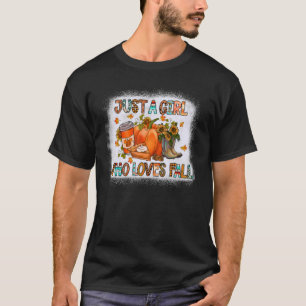 Nur ein Mädchen, das Lieben fallen, gebleicht Gems T-Shirt