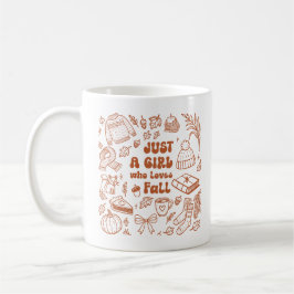 Nur ein Mädchen, das Lieben fallen lässt Kaffeetasse