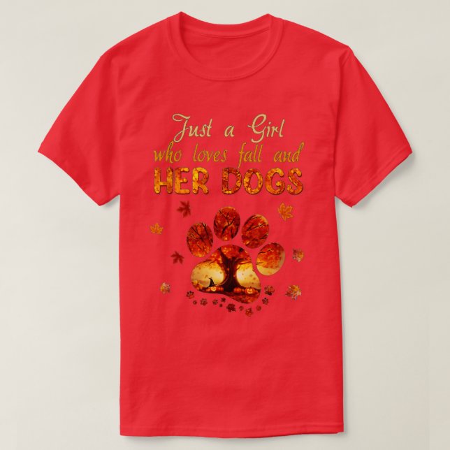 Nur ein Mädchen, das Lieben fallen lässt und ihre  T-Shirt (Design vorne)