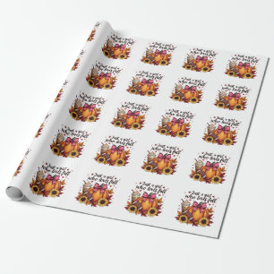 Nur ein Mädchen, das Lieben fallen Pumpkin GewürzL Geschenkpapier