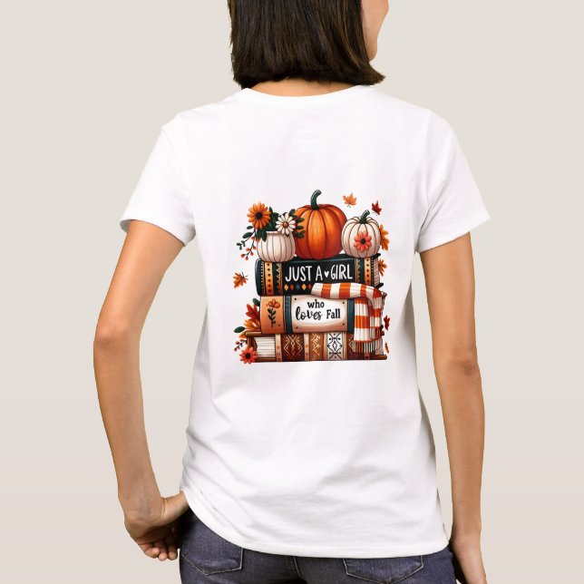 Nur ein Mädchen, das Lieben fallen T - Shirt | Nie (Rückseite)