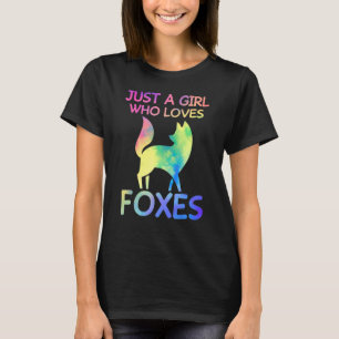 Nur ein Mädchen, das Lieben Füchse Funny Fox Lover T-Shirt