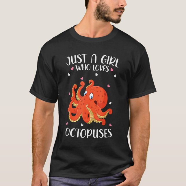 Nur ein Mädchen, das Lieben für weibliche Mädchen  T-Shirt (Vorderseite)