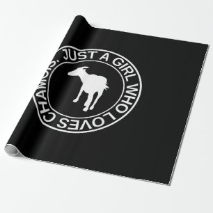 Nur ein Mädchen, das Lieben Gämse Geschenk für Fra Geschenkpapier