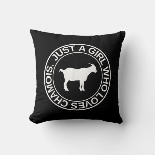 Nur ein Mädchen, das Lieben Gämse Geschenk für Fra Kissen