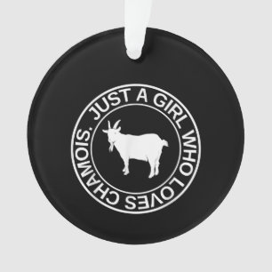 Nur ein Mädchen, das Lieben Gämse Geschenk für Fra Ornament