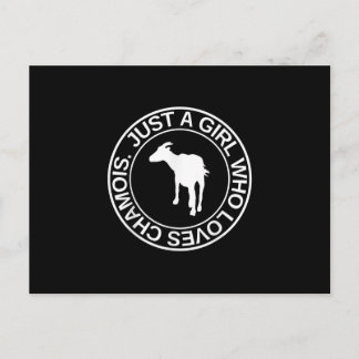 Nur ein Mädchen, das Lieben Gämse Geschenk für Fra Postkarte