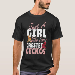 Nur ein Mädchen, das Lieben Geckos Women Lizard kr T-Shirt