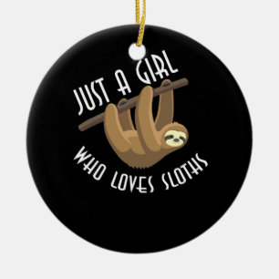Nur ein Mädchen, das Lieben hat Keramik Ornament