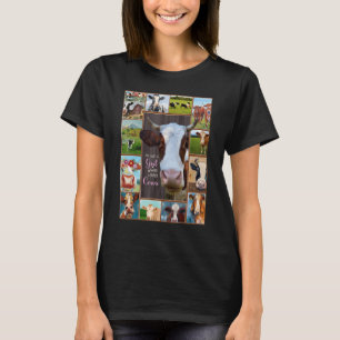 Nur ein Mädchen, das Lieben Kuh Niedliche Kostüme T-Shirt