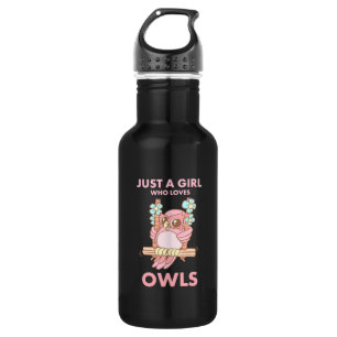 Nur ein Mädchen, das Lieben macht Edelstahlflasche