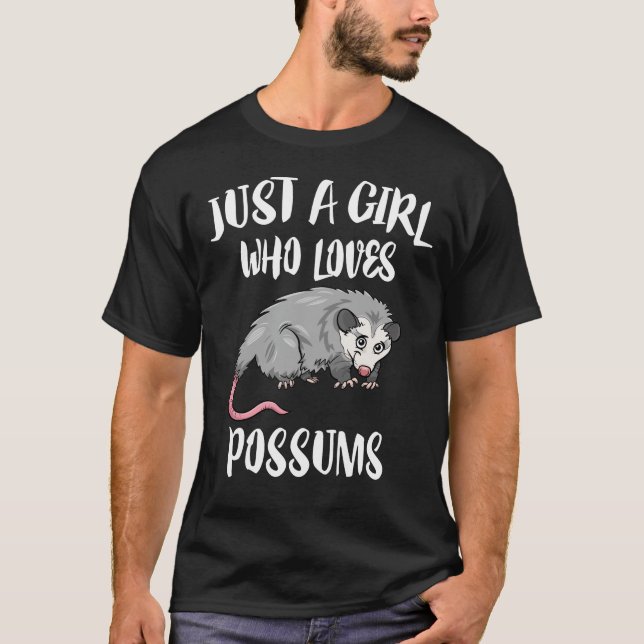 Nur ein Mädchen, das Lieben macht, kann Tiere T-Shirt (Vorderseite)