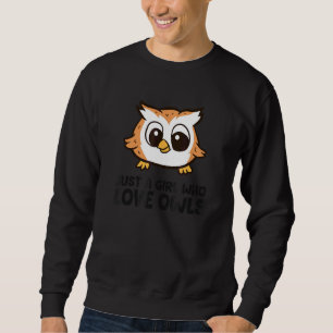 Nur ein Mädchen, das Lieben macht Sweatshirt