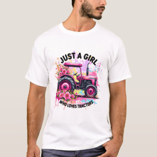 Nur ein Mädchen, das Lieben macht T-Shirt