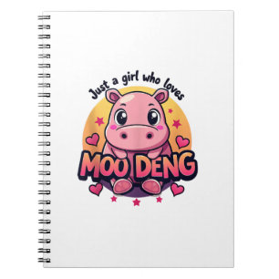 Nur ein Mädchen, das Lieben moos dena Niedlich Bab Notizblock