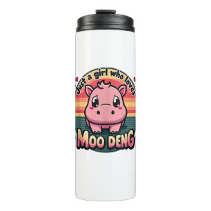 Nur ein Mädchen, das Lieben moos dena Niedlich Bab Thermosbecher