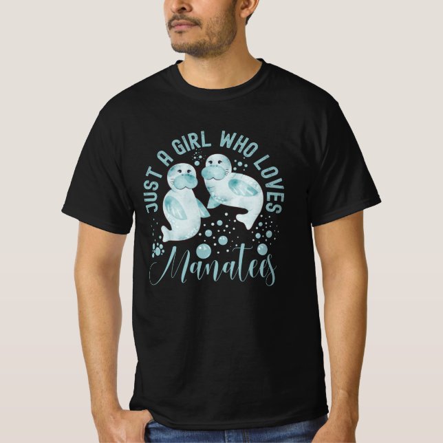 Nur ein Mädchen, das Lieben Niedlich macht T-Shirt (Vorderseite)
