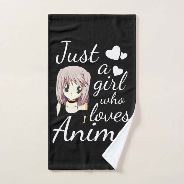 Nur ein Mädchen, das Lieben niedliches Cosplay ani Handtuch (Handtuch)