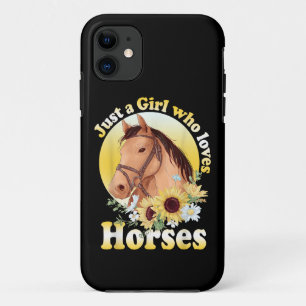 Nur ein Mädchen, das Lieben Reiten Case-Mate iPhone Hülle