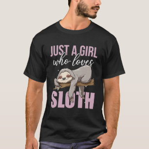 Nur ein Mädchen, das Lieben schläft, schläft ein T T-Shirt