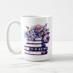 Nur ein Mädchen, das Lieben zum Lesen hat Kaffeetasse