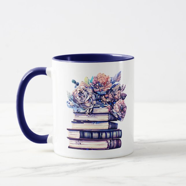 Nur ein Mädchen, das Lieben zum Lesen hat Tasse (Links)