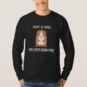 Nur ein Mädchen, das Meerschweinchen liebt  Mama M T-Shirt
