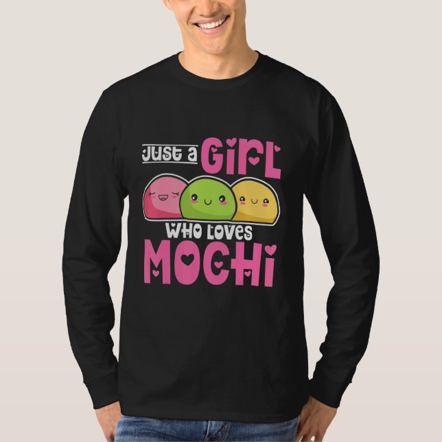 Nur ein Mädchen, das Mochi Lieben T-Shirt (Vorderseite)