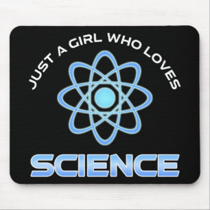 Nur ein Mädchen, das Naturwissenschaften liebt Mousepad