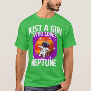 Nur ein Mädchen, das Neptun Liebe T-Shirt