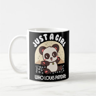 Nur ein Mädchen, das Panda Liebe Kaffeetasse