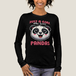 Nur ein Mädchen, das Pandas Geschenk Lieben Tri-Blend Shirt