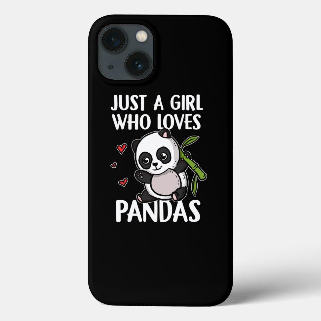 Nur ein Mädchen, das Pandas Niedliche Panda-Kostüm Case-Mate iPhone Hülle (Rückseite)