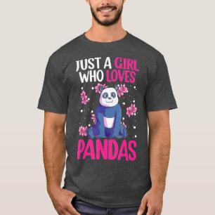 Nur ein Mädchen, das Pandas Women Pandabear Panda  T-Shirt