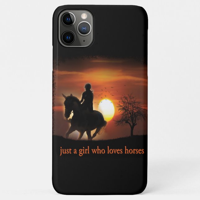 nur ein Mädchen, das Pferde Lieben Case-Mate iPhone Hülle (Rückseite)