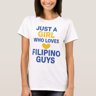 Nur ein Mädchen, das philippinische Typ Lieben - F T-Shirt