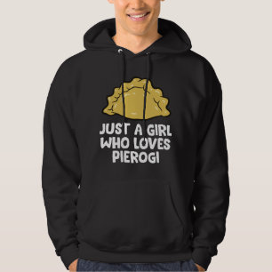 Nur ein Mädchen, das Pierogi liebt Polnische Piero Hoodie
