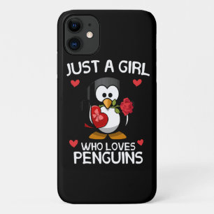 Nur ein Mädchen, das Pinguine Liebe Case-Mate iPhone Hülle