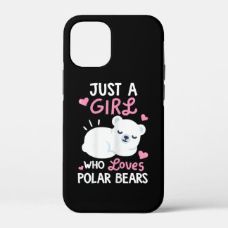 Nur ein Mädchen, das Polar Bears Animal Liebe Case-Mate iPhone Hülle