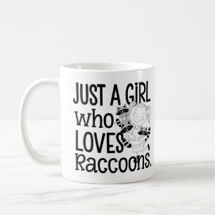 nur ein Mädchen, das Raccos Liebe Kaffeetasse