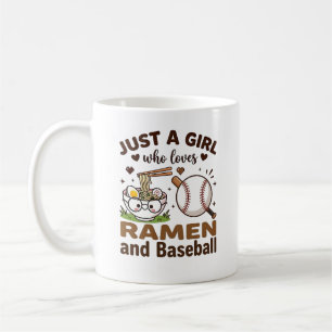 Nur ein Mädchen, das Ramen und Baseball liebt, Bas Kaffeetasse