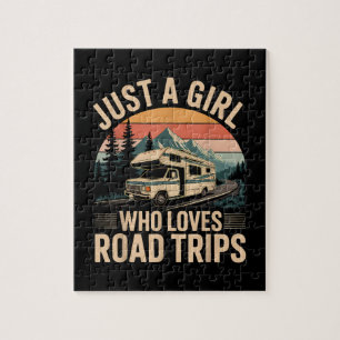 Nur ein Mädchen, das Roadtrips liebt