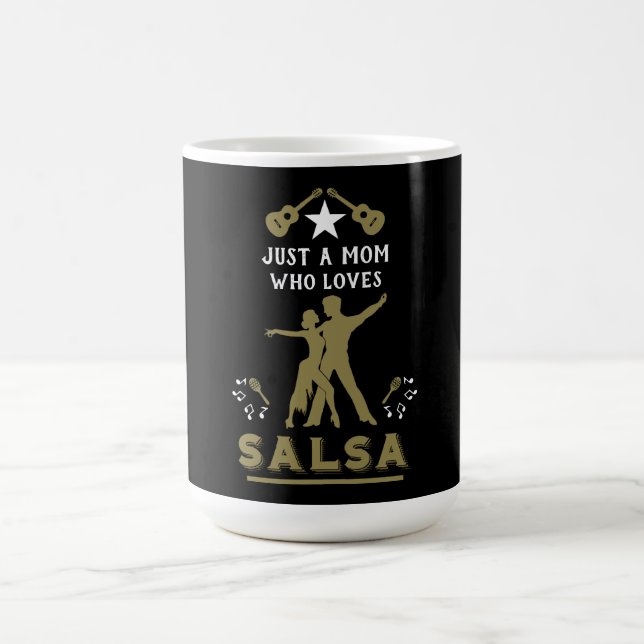 Nur ein Mädchen, das Salsa Tanz Lieben Kaffeetasse (Mittel)